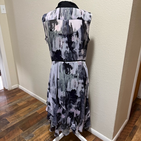 Simply Vera Vera Wang Monochrome High-Low Dress - Size Medium - Picture 4 of 16